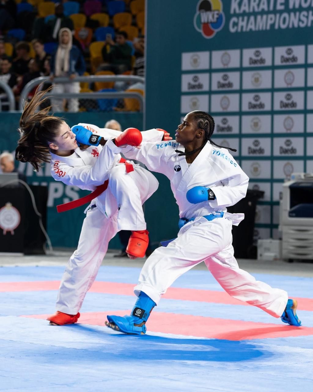 GDB Karate Atleta da Banca no mundial.